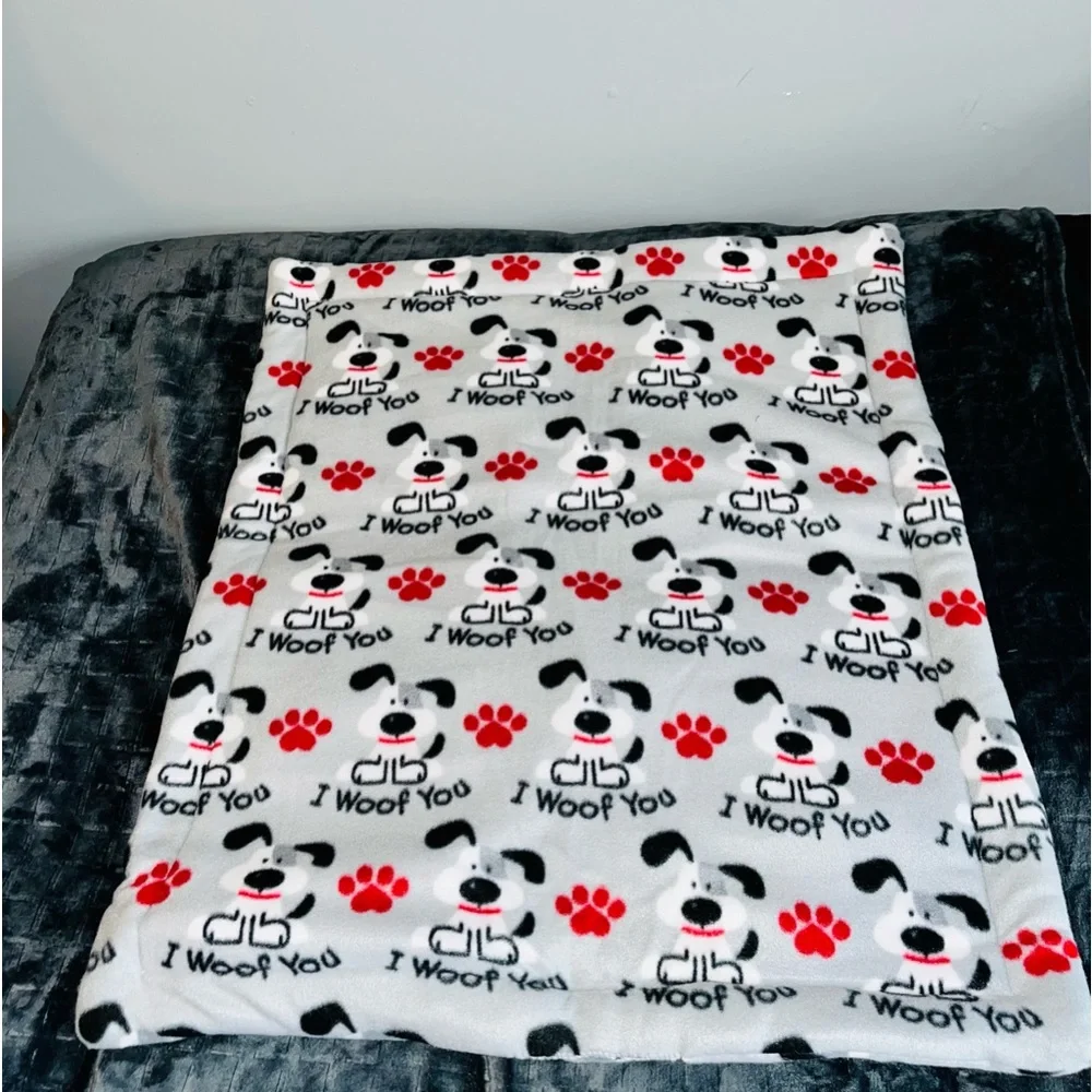 Plush Dog Bed! Double sided, machine washable!